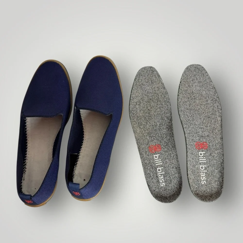 Bill Blass Sutton Knit Slip On Loafers Womens Size 8.5 Flats EcoKnit Lightweight